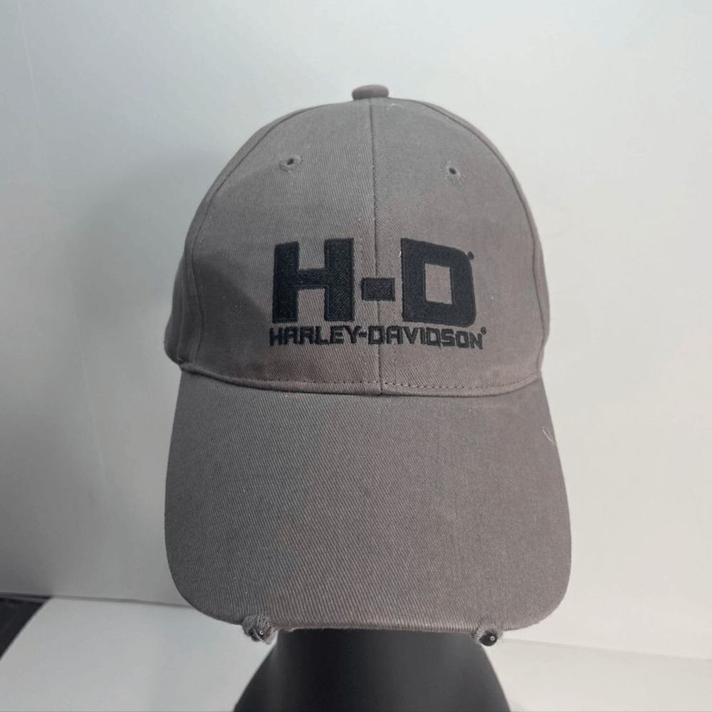 RARE Harley Davidson Hat adjustable Cap (Built In LED Flashlight ) ( READ)